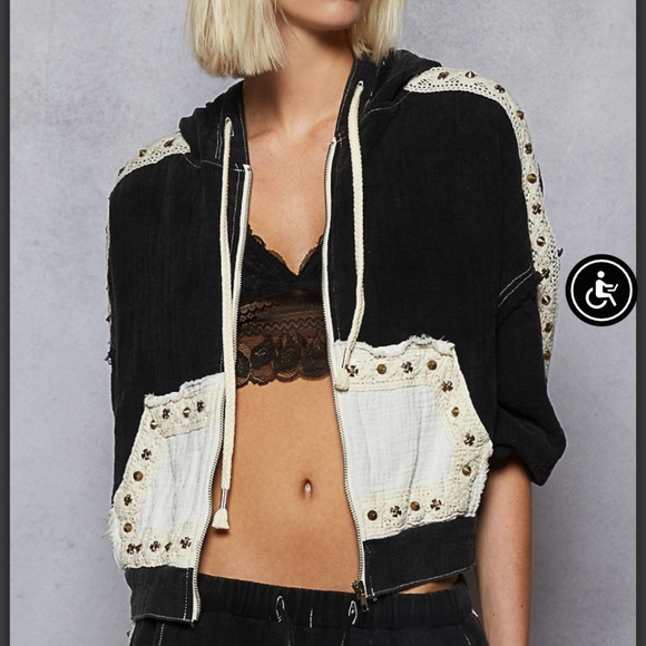 POL “ Gwen 3 “ POL Double Gauze Hoodie Top and Pants Set 42 - Picture 3 of 13